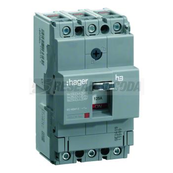  Disjoncteur h3 x160 TM 3x80A 4 