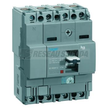  Disjoncteur h3 x160 TM 4x160A 
