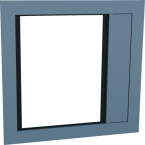  Cadre de porte fine pour HW1 F 