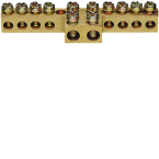  Borne en laiton, 8x10mm� - 2x1 