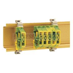  Mini Borne rail DIN 2,5 Vert 