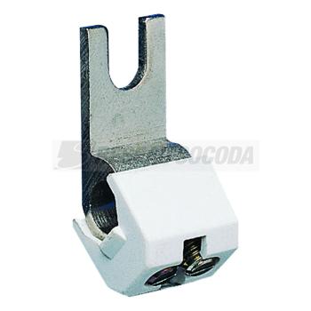  Borne raccord. 1P fourche 1 c� 