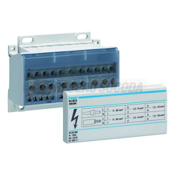  Bloc de r�partition 125A ferm� 