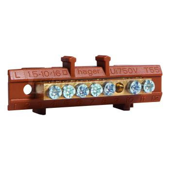  Borne en laiton, 4x10mm� 3x16m 