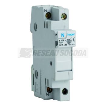  Coupe-circuit 1P+N 32A dom. 1M 