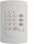  Clavier badge, radio, blanc 