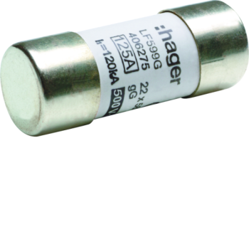  Fusible cylindr.22x58mm GG125A 