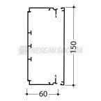  Goul. Lif�a 60X150 RAL 7030 