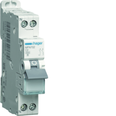  Disjoncteur 1P+N 3kA C-2A 1M 