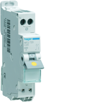  Disjoncteur 1P+N 3kA C-20A San 