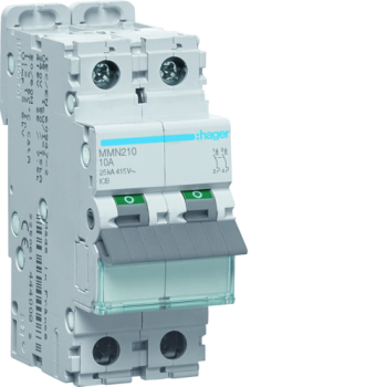  Disj. mag. 2P 25kA 10A 400V 