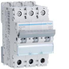  Disjoncteur 3P 6/10kA C-10A 3M 