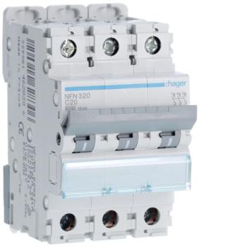  Disjoncteur 3P 6/10kA C-20A 3M 