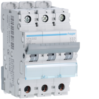  Disjoncteur 3P 6/10kA C-32A 3M 