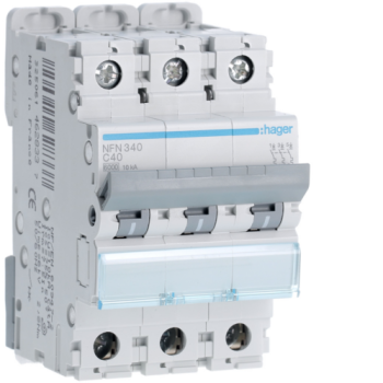  Disjoncteur 3P 6/10kA C-40A 3M 