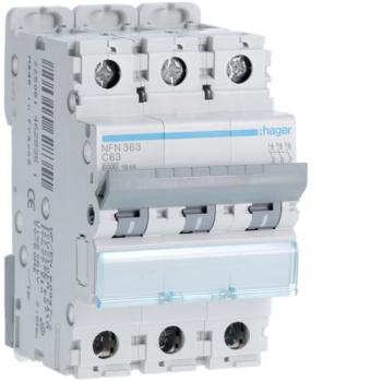  Disjoncteur 3P 6/10kA C-63A 3M 