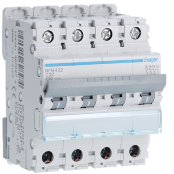  Disjoncteur 4P 6/10kA C-32A 4M 