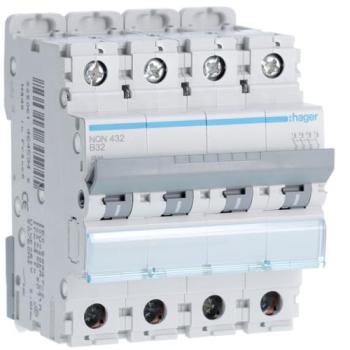  Disjoncteur 4P 20kA B-32A 4M 