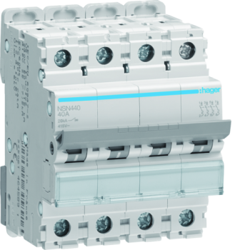  Disjoncteur 4P 20kA  D-40A 4M 