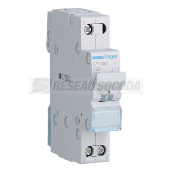  Inverseur 1P 32A, amont, I-0-I 