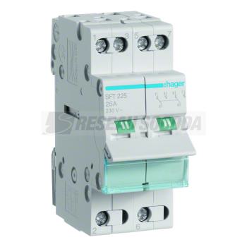  Inverseur 2P 25A, amont, I-0-I 