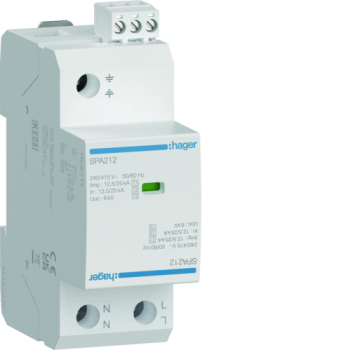  Parafoudre T1+T2+T3 2P 12.5kA 