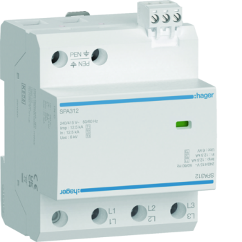 Parafoudre T1+T2+T3 3P 12.5kA 