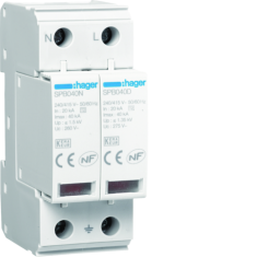  Parafoudre 2P T2 TNS/TT 40kA + 