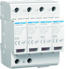  Parafoudre 4P T2 TNS/TT 40kA + 