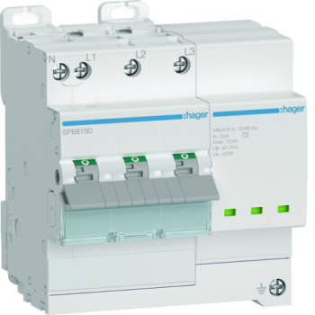  Paraf T2  4P auto-prot�g� 15KA 