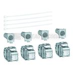  4 con. RJ45 cat.6 pr Gr2TV 