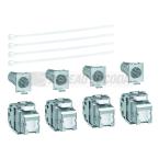  Jeu de 4 RJ45 cat.6 STP pour g 