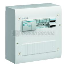  Coffret de com semi-�qu. 4xRJ4 