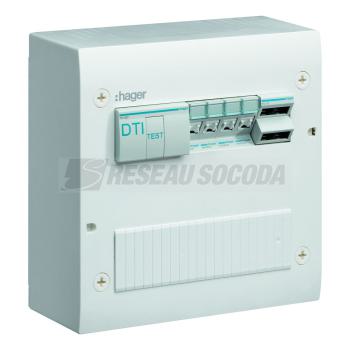  Coffret de com semi-�qu. 4xRJ4 