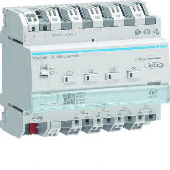  Mod. KNX/DALI 2, 4s, broadcast 