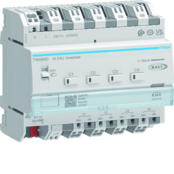  Mod. KNX/DALI 2, 4s, broadcast 