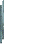  Paire montant Univers L 450mm 