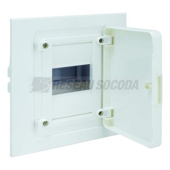  Coffret encastr� 4 M porte opa 