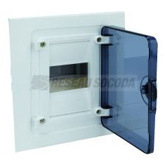  Coffret encastr� 4 M porte tra 