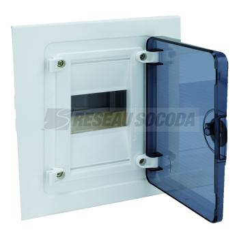  Coffret encastr� 4 M porte tra 