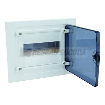  Coffret encastr� 8 M porte tra 