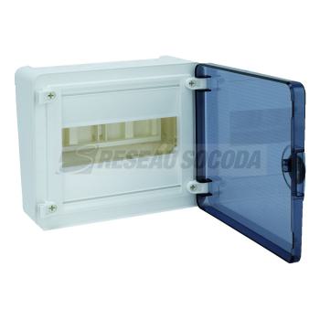  Coffret saillie 8 M porte tran 