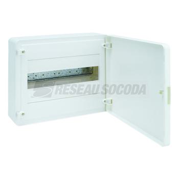  Coffret saillie 12 M porte opa 