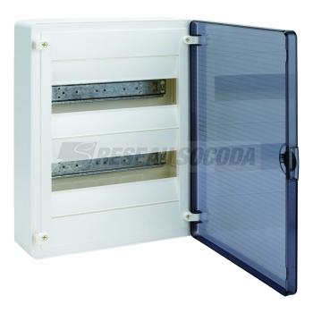  Coffret saillie 24 M porte tra 