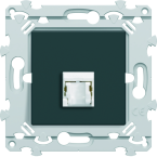  RJ45 CAT.6 STP simple anthraci 