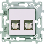  RJ45 CAT.6 STP double Gr.2TV P 