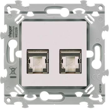  RJ45 CAT.6A STP double Gr.3TV 