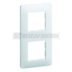  Plaque 2 postes entr.71 Pure 