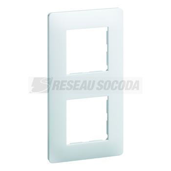  Plaque 2 postes entr.71 Pure 