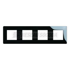  Plaque 4 postes entr.71 Pure 